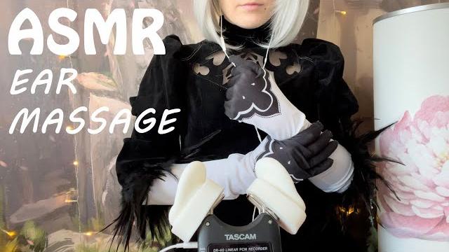 Asmr 2b cosplay ear massage & cupping (scratching / tapping on ears) ! 耳のマッサージ ! 귀 마사지 ! 귀 부항 Asmr 2b cosplay ear massage & cupping (scratching / tapping on ears) ! 耳のマッサージ ! 귀 마사지 ! 귀 부항