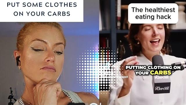 Don't ever eat naked carbs ️ Don't ever eat naked carbs ️