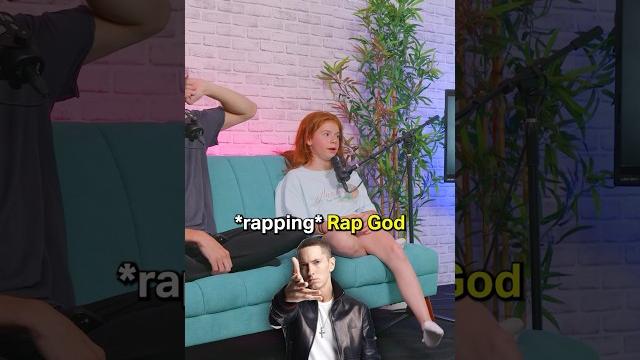 Harper does rap god! Harper does rap god!