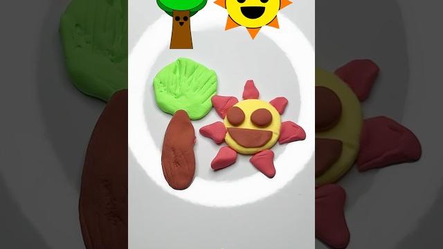 Mr tree and mr sun ! #clay #sprunki #satisfying Mr tree and mr sun ! #clay #sprunki #satisfying