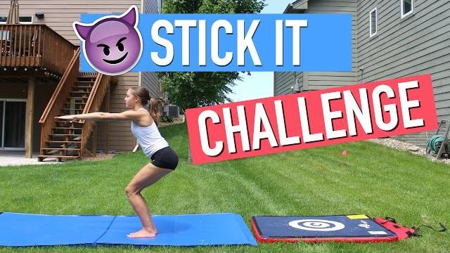 Stick it gymnastics challenge Stick it gymnastics challenge