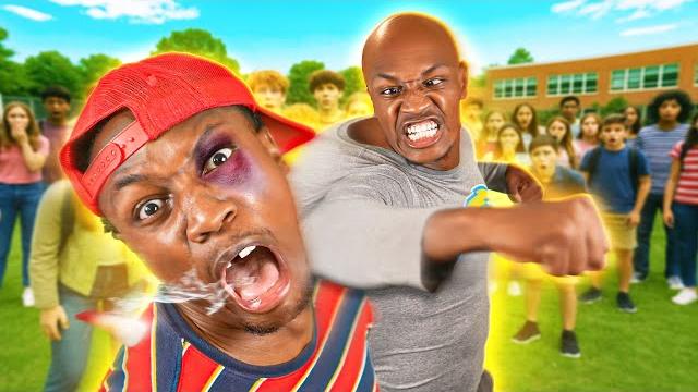 When you finally fight back against the school bully... When you finally fight back against the school bully...