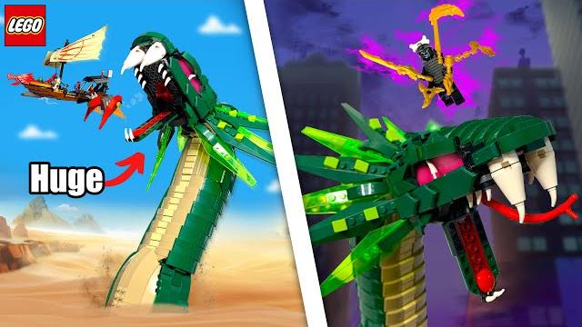 Biggest lego great devourer ninjago moc... Biggest lego great devourer ninjago moc...