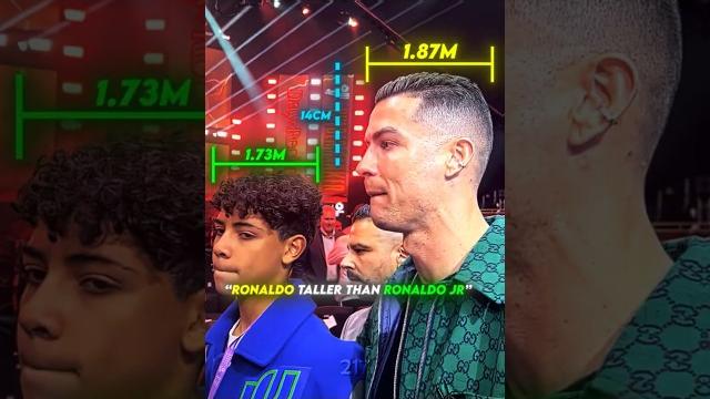 Ronaldo jr height transformation Ronaldo jr height transformation