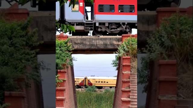 Indian railways train over train #indianrailways #trains Indian railways train over train #indianrailways #trains