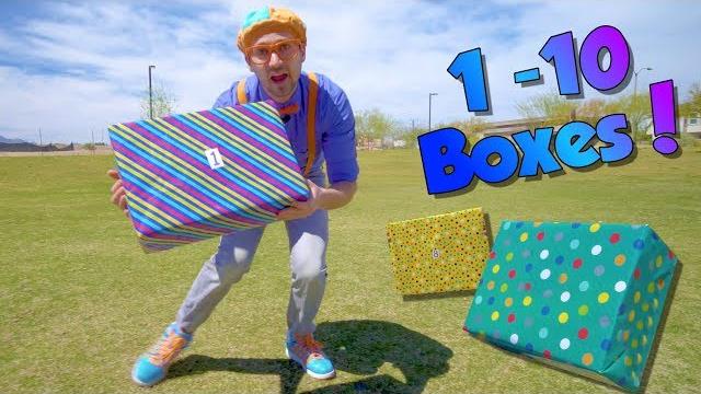 Blippi teaches numbers 1 to 10 for children | surprise boxes! Blippi teaches numbers 1 to 10 for children | surprise boxes!