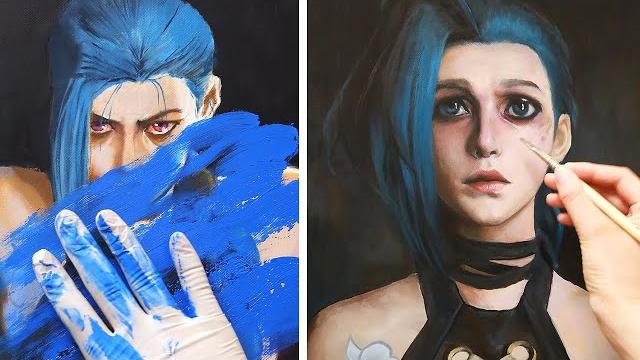 油画金克丝(oil painting jinx) 油画金克丝(oil painting jinx)