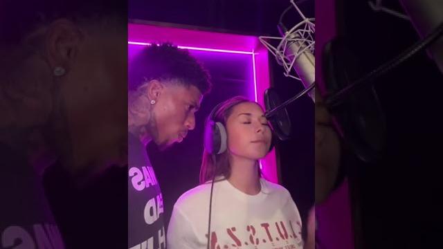 Sophie rain & nle choppa vibing in the studio Sophie rain & nle choppa vibing in the studio