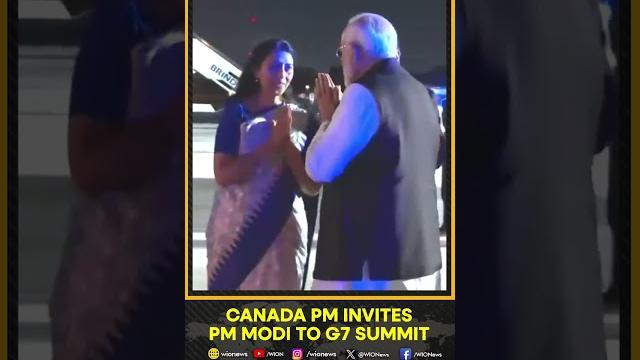 Pm modi congratulates canada’s new pm mark carney, confirms g7 summit meet | wion shorts Pm modi congratulates canada’s new pm mark carney, confirms g7 summit meet | wion shorts