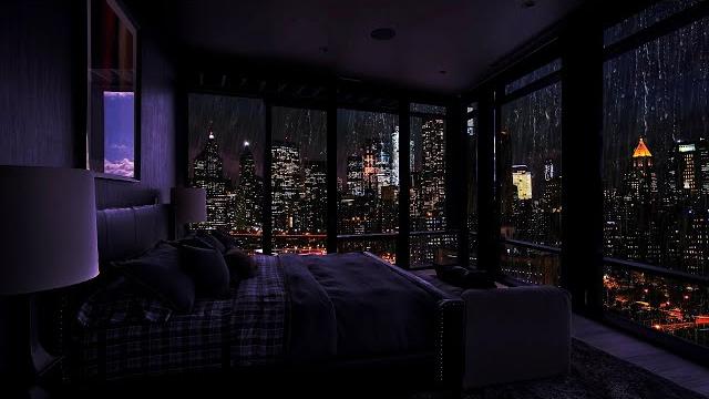 The sound of rain for sleep - sleeping in a million dollar apartment in ny - rain sleep asmr The sound of rain for sleep - sleeping in a million dollar apartment in ny - rain sleep asmr