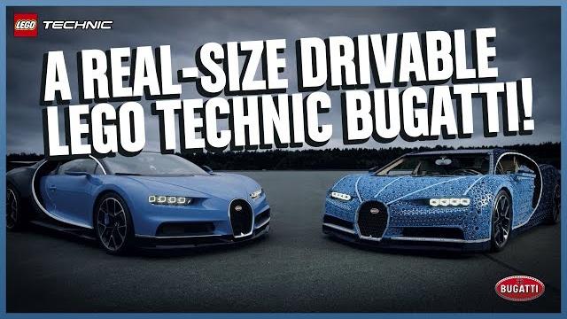 The amazing life-size lego technic bugatti chiron that drives! The amazing life-size lego technic bugatti chiron that drives!