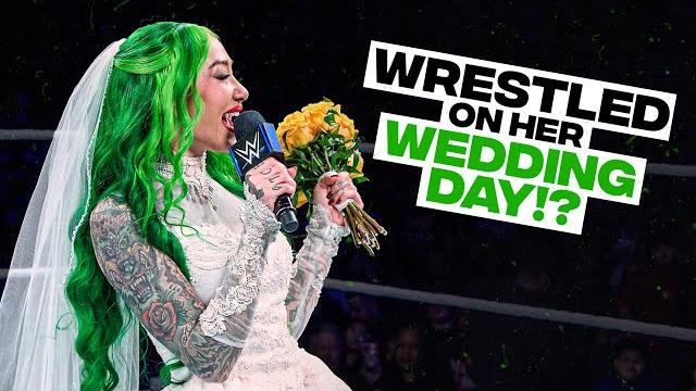 Shotzi gets married, then wrestles at wwe live event Shotzi gets married, then wrestles at wwe live event