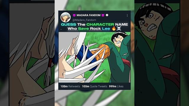 Gara save rock lee ️ #naruto #shorts #gaara #rocklee Gara save rock lee ️ #naruto #shorts #gaara #rocklee