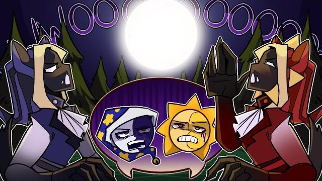 Wolf sun and moon attack! in vrchat Wolf sun and moon attack! in vrchat