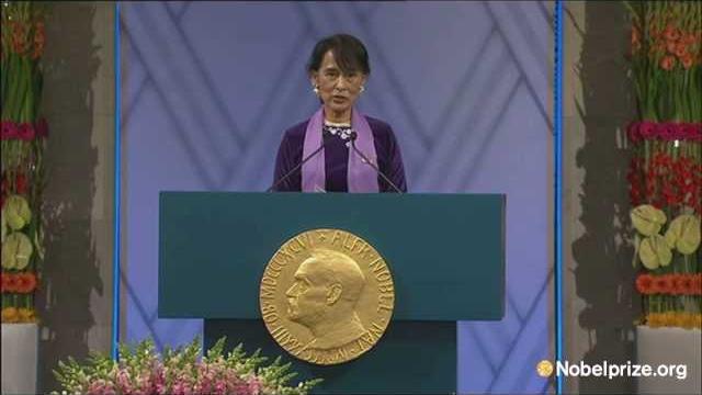 Aung san suu kyi: nobel peace prize lecture Aung san suu kyi: nobel peace prize lecture