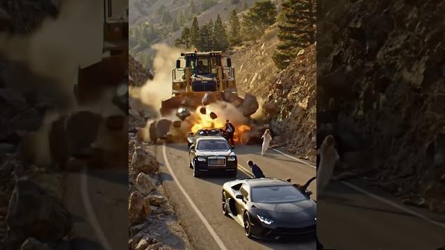 Iron beast | bulldozer's wrath vs supercar convoy Iron beast | bulldozer's wrath vs supercar convoy