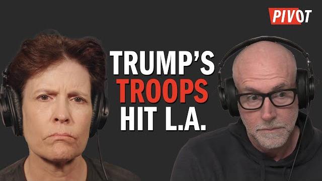 Trump sends military after protesters in authoritarian move | pivot Trump sends military after protesters in authoritarian move | pivot