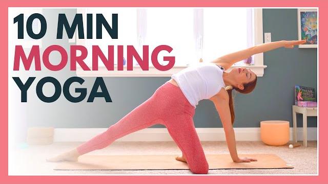 10 min morning yoga stretch to wake up - all levels no props 10 min morning yoga stretch to wake up - all levels no props