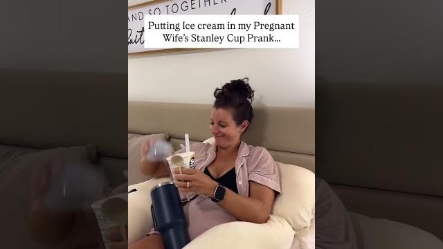 Pranking my pregnant wife with ice cream Pranking my pregnant wife with ice cream