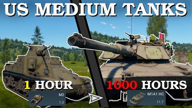 The entire usa medium tank line || 5 kills in each tank The entire usa medium tank line || 5 kills in each tank