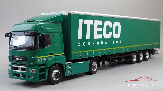 Масштабная модель камаз-5490 с полуприцепом нефаз-93341 iteco | автоистория | грузовые автомобили Масштабная модель камаз-5490 с полуприцепом нефаз-93341 iteco | автоистория | грузовые автомобили