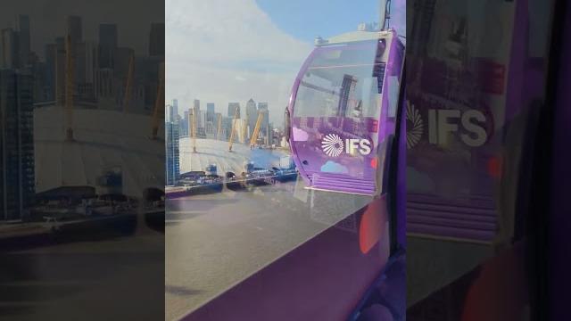 Cable car ride from royal docks to greenwich peninsula in london, england #shorts #viral Cable car ride from royal docks to greenwich peninsula in london, england #shorts #viral