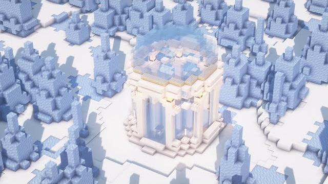 Minecraft:如何造带亭子的下沉小屋 Minecraft:如何造带亭子的下沉小屋