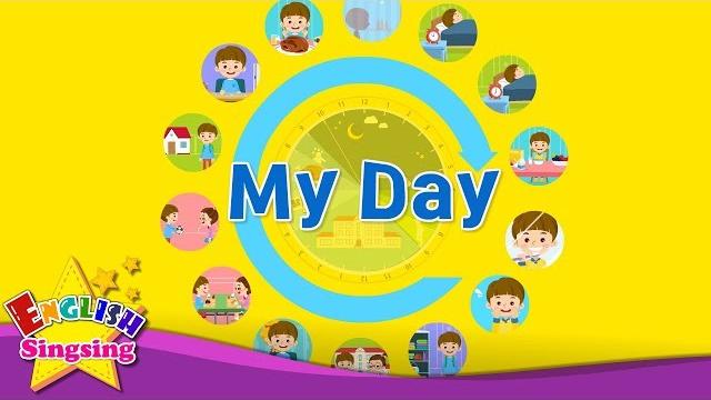 My day - daily routine - kids vocabulary - learn english for kids - english educational video My day - daily routine - kids vocabulary - learn english for kids - english educational video