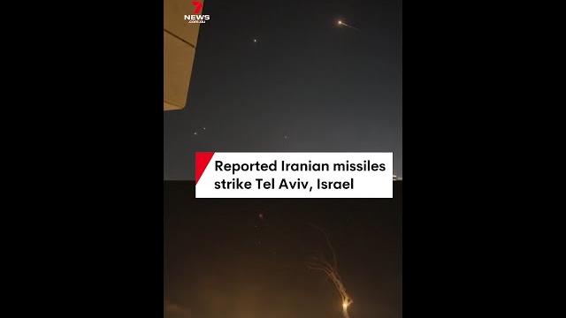 Iranian missiles strike tel aviv, israel Iranian missiles strike tel aviv, israel