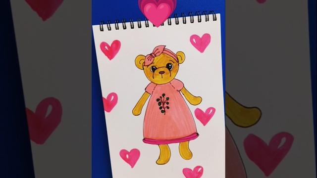 Cute teddy #simpledrawing #shortsfeed #music #art #teddy #cartoon #easydrawing #youtube #satisfying Cute teddy #simpledrawing #shortsfeed #music #art #teddy #cartoon #easydrawing #youtube #satisfying