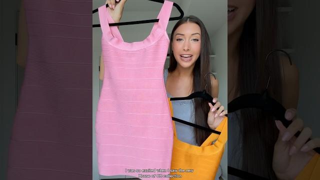 Trying bandage dress for the first time Trying bandage dress for the first time