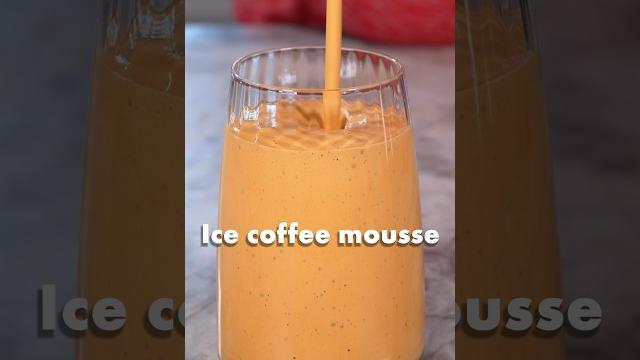 Viral 3-ingredient coffee mousse #shorts Viral 3-ingredient coffee mousse #shorts