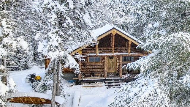 2 years alone building an off grid log cabin in the wilderness, start to finish 2 years alone building an off grid log cabin in the wilderness, start to finish