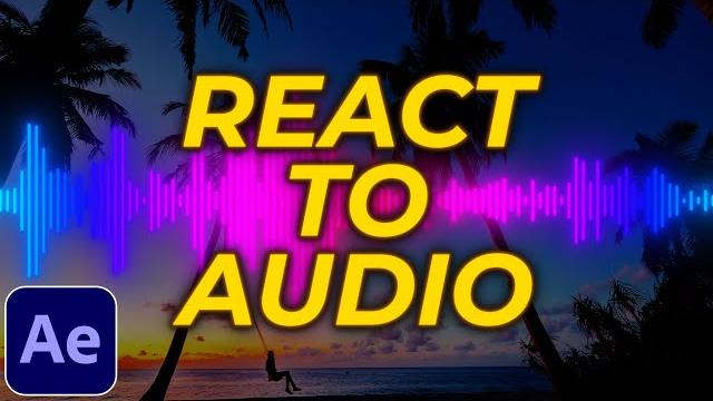 How to make anything react to audio & music in after effects | react to audio tutorial How to make anything react to audio & music in after effects | react to audio tutorial