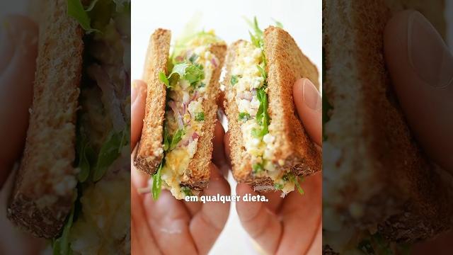 Lanche prático e saudável para fazer em casa #receitas Lanche prático e saudável para fazer em casa #receitas