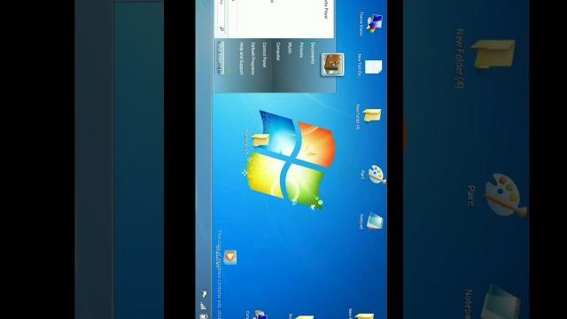 Win 7 simu how to apen desktop menu| window 7 computer Win 7 simu how to apen desktop menu| window 7 computer