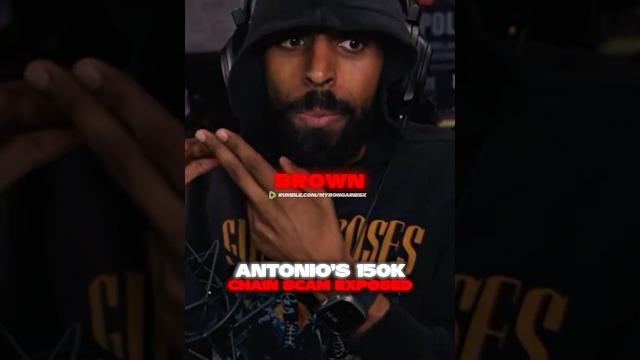 Myron breaks down antonio browns $150k chain scam.. Myron breaks down antonio browns $150k chain scam..