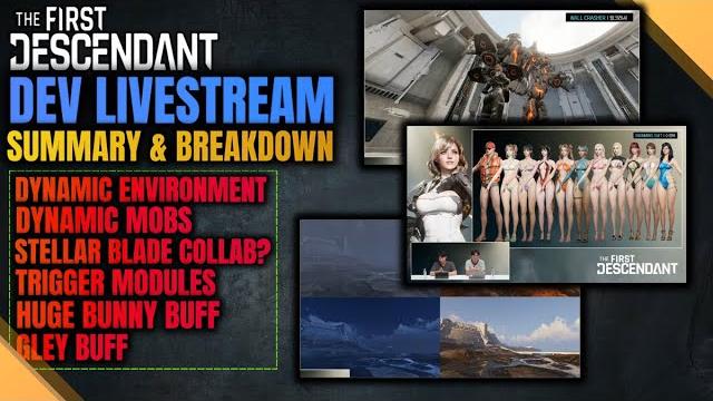 Dynamic mobs & environment, bunny & gley buffs | june 12 dev stream summary - the first descendant Dynamic mobs & environment, bunny & gley buffs | june 12 dev stream summary - the first descendant