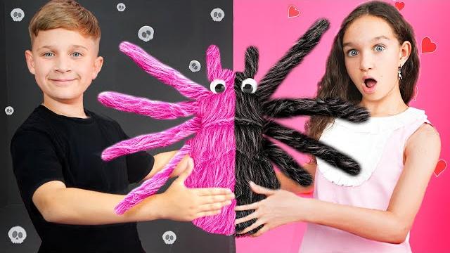 Pink vs black challenge 🩷 what color is better? Pink vs black challenge 🩷 what color is better?