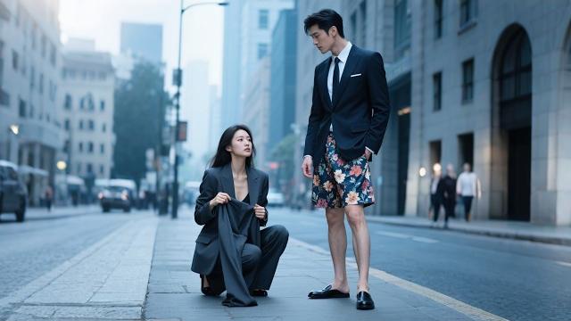 Miao girl accidentally tore apart ceo's pants on street,he fell for her at first sight Miao girl accidentally tore apart ceo's pants on street,he fell for her at first sight