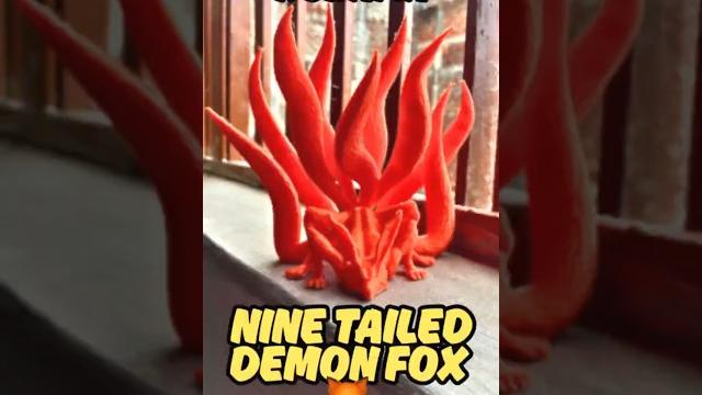 I 3d printed naruto's kurama I 3d printed naruto's kurama