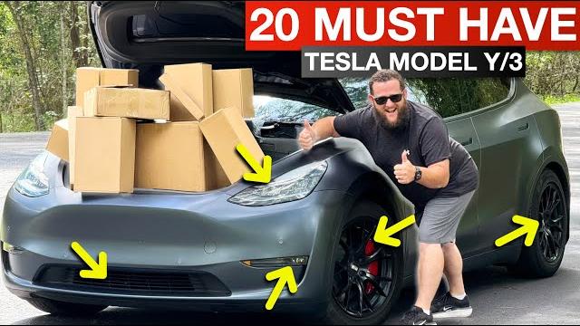 20 must-have tesla model y and model 3 accessories for 2024 you didn't know you needed! 20 must-have tesla model y and model 3 accessories for 2024 you didn't know you needed!