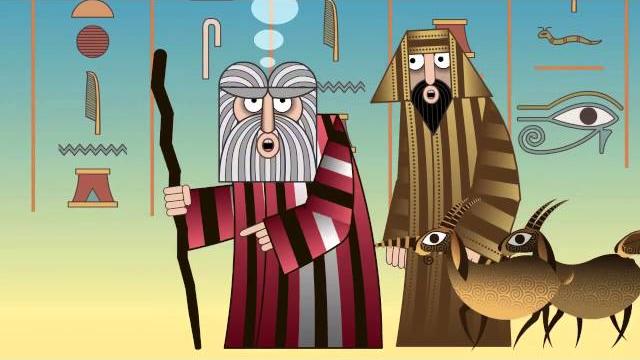 Moses goes down to egypt by artist nina paley Moses goes down to egypt by artist nina paley