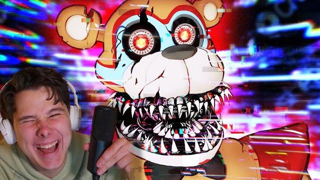 ▼новый fnaf 9 + мишк фреде - реакция на happy wolf ▼новый fnaf 9 + мишк фреде - реакция на happy wolf