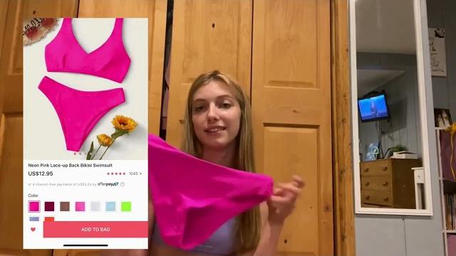 Teen bikini try on haul 2022 Teen bikini try on haul 2022
