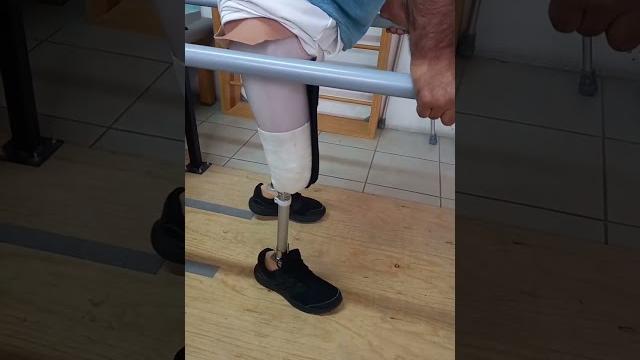 Transfemoral bilateral #amputee rehab #shorts #prosthesis #bilateralamputee #amputeelife Transfemoral bilateral #amputee rehab #shorts #prosthesis #bilateralamputee #amputeelife