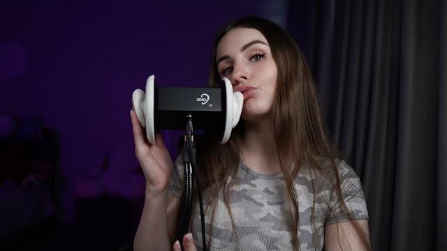 Asmr ear licking & mouth sounds & tongue fluttering Asmr ear licking & mouth sounds & tongue fluttering