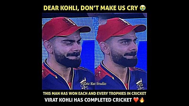 Virat kohli crying Virat kohli crying