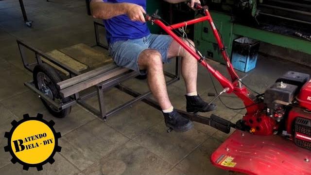 Building a wagon of tractor 2/2 Building a wagon of tractor 2/2