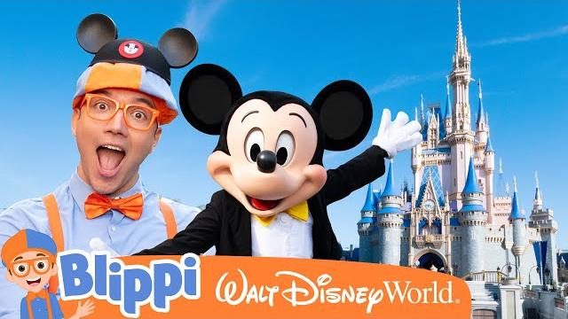 Blippi's magical walt disney world adventure (supported by disney!) | educational videos for kids Blippi's magical walt disney world adventure (supported by disney!) | educational videos for kids